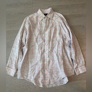 Brooks Brothers Multicolor Plaid Casual Button Down Shirt